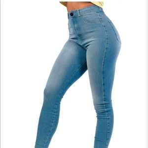FitJeans 360 high waist Arctic Blue